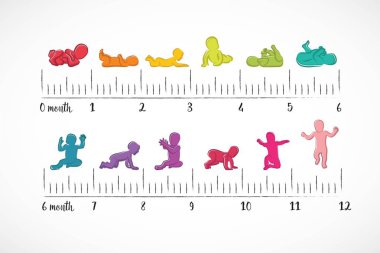 Bebek gelişim aşamalarında kilometre taşları ilk bir yıl. İlk yılın çocuk kilometre taşları