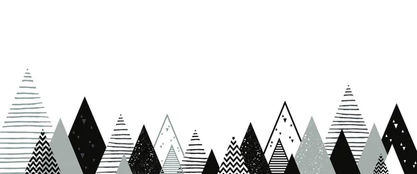 Weihnachten Winter Landschaft Hintergrund. abstrakter Vektor — Stockvektor