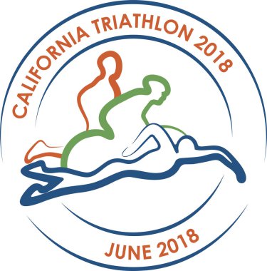 Triatlon ve nokta diğer olaylar için simgeler