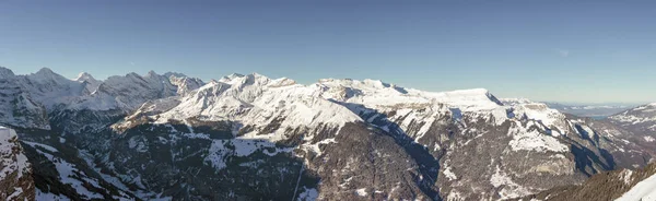 Panoramic View of the Bernese Alps, Grindelwald, Швейцария . — стоковое фото