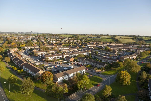 Yate Habitação Estate Vista aérea — Fotografia de Stock