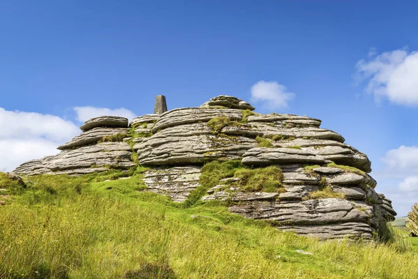 Bellever Tor nel Devon, Inghilterra — Foto Stock