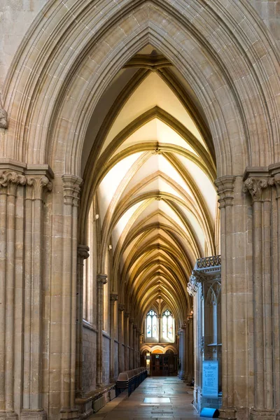 Galería en la catedral de Wells — Foto de Stock
