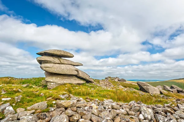 Tor áspero en el páramo de Bodmin — Foto de Stock