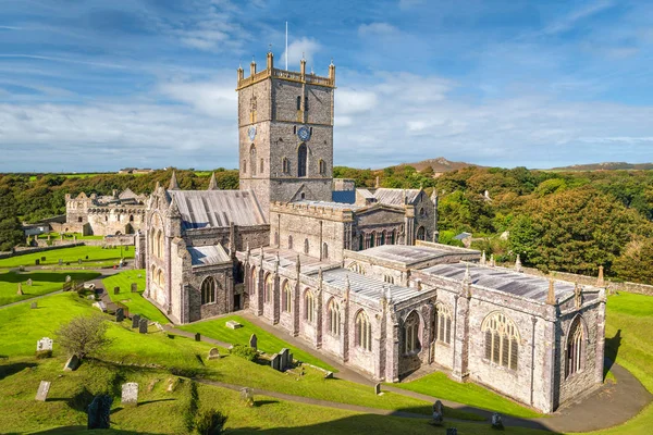 St Davids kathedraal in Zuid-Wales — Stockfoto