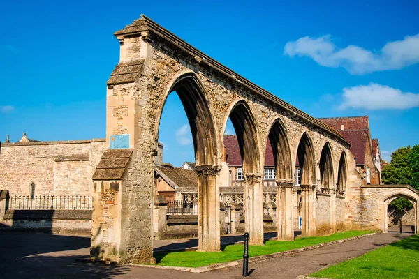 Restos de arcos de enfermería en la Catedral de Gloucester — Foto de Stock