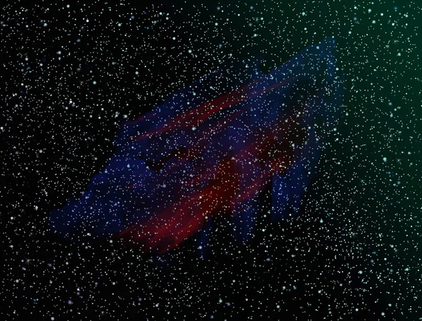 Sternenhimmel. Galaxie — Stockfoto