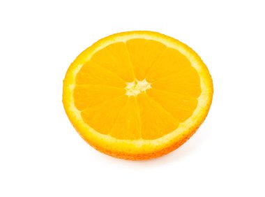 beyaz arkaplanda izole edilmiş portakal tatlı meyve