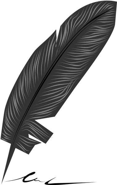 Plume plume plume stylo — Image vectorielle