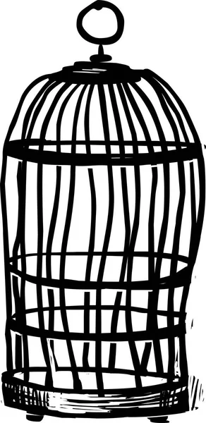 Bird cage illustration — Stock Photo, Image