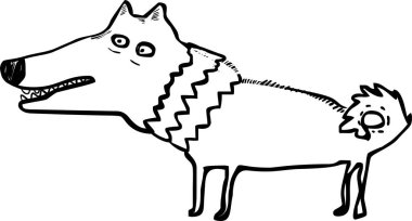 komik karikatür köpek