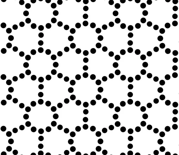 Modèle Vectoriel Sans Couture Avec Des Cercles Pointillés — Image vectorielle