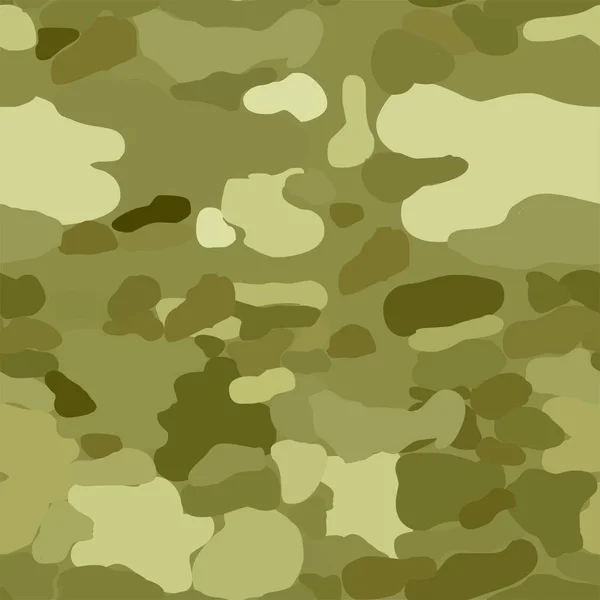 カモフラージュ肌シームレスな軍事パターン 概要現代の織物ベクトル背景 — ストックベクタ