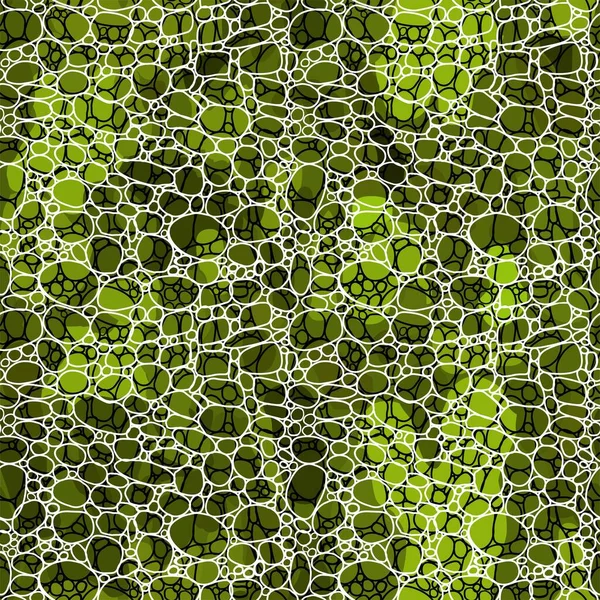 Modèle Vectoriel Sans Couture Camouflage Abstrait Avec Des Cercles — Image vectorielle