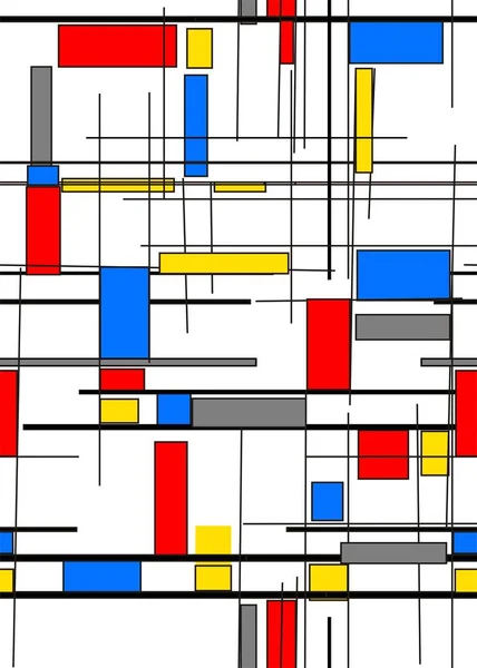 Modello Vettoriale Geometrico Senza Soluzione Continuità — Vettoriale Stock