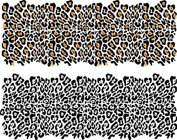 Patrón Sin Costuras Con Textura Piel Leopardo — Foto de Stock