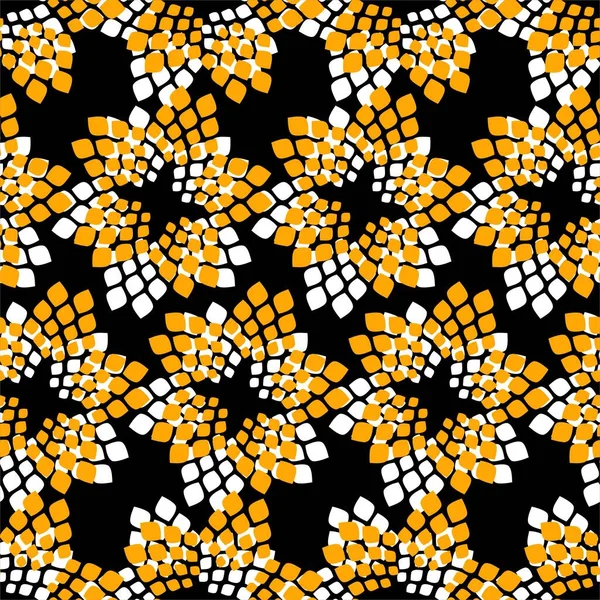 Sömlöst Mönster Med Abstrakta Geometriska Stjärnor — Stockfoto