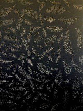 Soyut tüylerle kusursuz desen arkaplanı