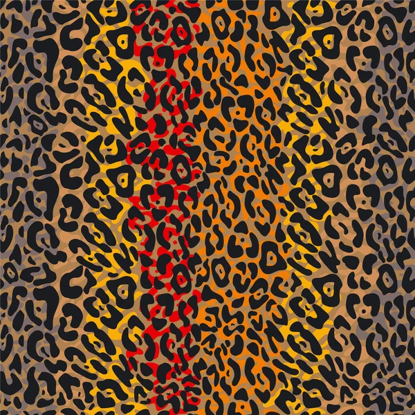 Abstraktní Bezešvý Vzor Leopardího Tisku — Stock fotografie