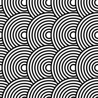 Soyut geometrik şekilli kusursuz desen. tek renkli çizgili arkaplan.