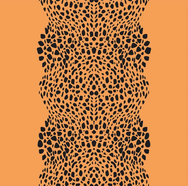 Stampa Leopardo Sfondo Giallo — Foto Stock