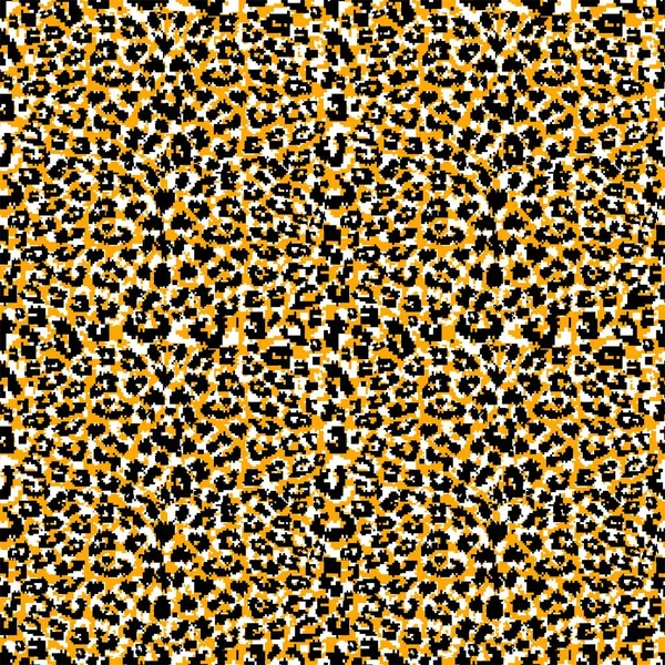 Textura Piel Leopardo Ilustración Vectorial —  Fotos de Stock