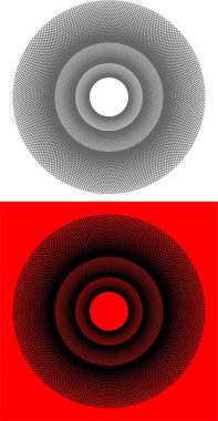 Çemberli soyut arkaplan