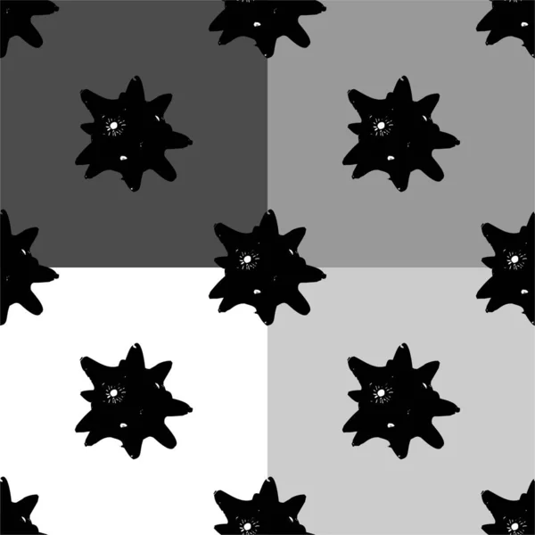 할로윈에 사용되는 검은색과 흰색의 솔기없는 — 스톡 사진