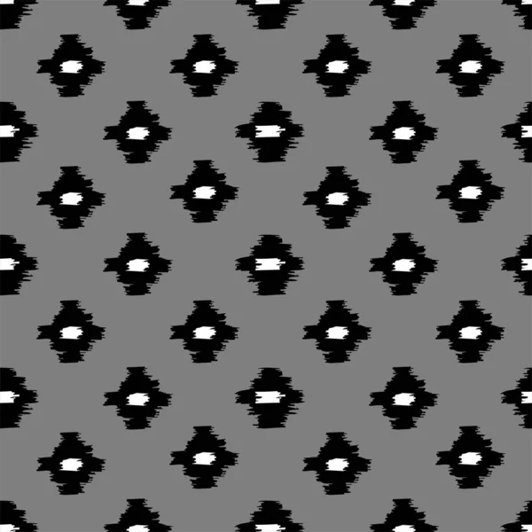 Seamless Pattern Black White Geometric Shapes — Stock Photo, Image