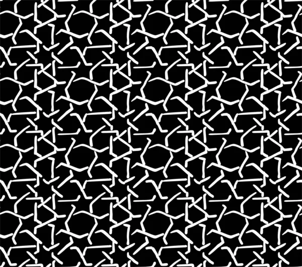 Naadloos Patroon Met Abstracte Geometrische Sterren — Stockfoto