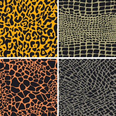 Leopar deri dokusunun kusursuz deseni