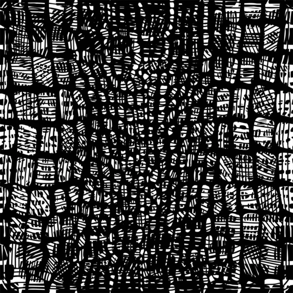 Nahtloses Muster Mit Grunge Textur Illustration — Stockfoto