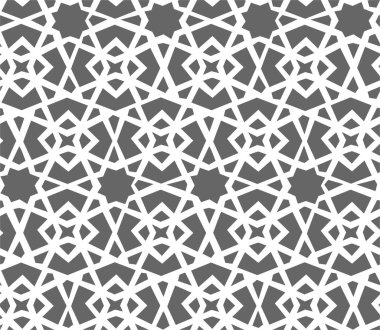 Geometrik süslemeli kusursuz desen. Modern stil dokusu. Beyaz çizgiler ile arkaplan yineleniyor.