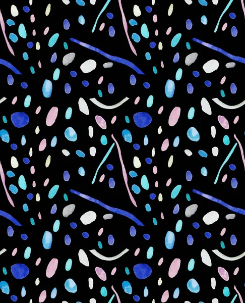 seamless pattern with abstract leaves
