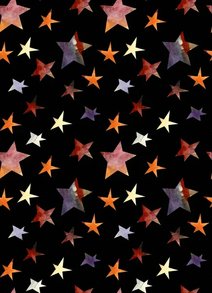 Colorful Seamless Pattern Abstract Stars — Stock Photo, Image