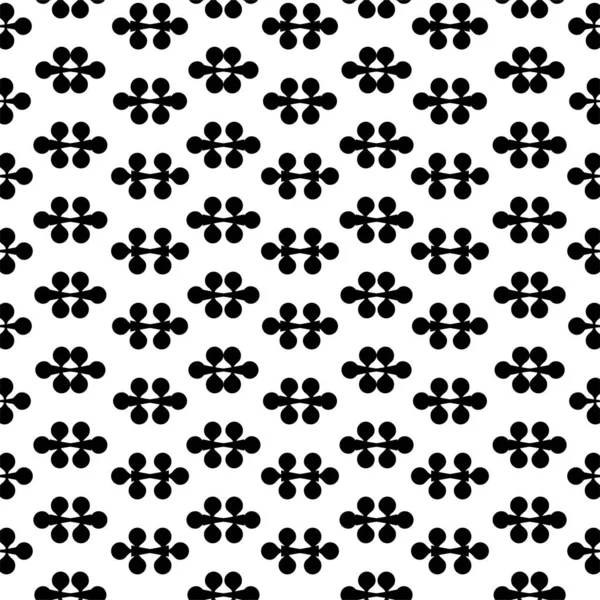 Αδιάλειπτη Μοτίβο Μαύρους Και Λευκούς Κύκλους Απεικόνιση — Φωτογραφία Αρχείου