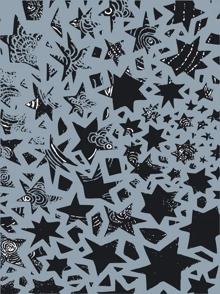 Seamless Pattern Stars Abstract Illustration — Stock Photo, Image