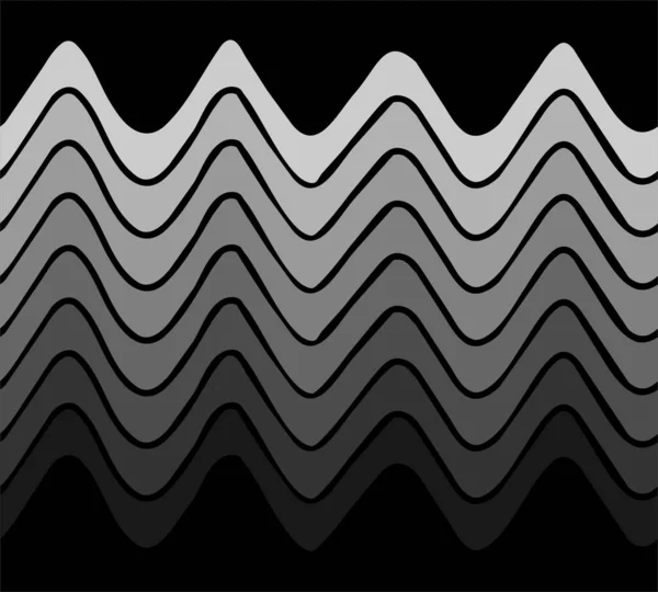 Naadloos Geometrisch Patroon Met Golvende Lijnen Abstracte Achtergrond — Stockfoto