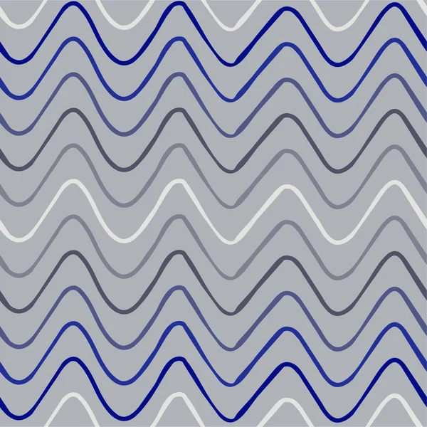 Sömlöst Geometriskt Mönster Med Vågiga Linjer Abstrakt Bakgrund — Stockfoto