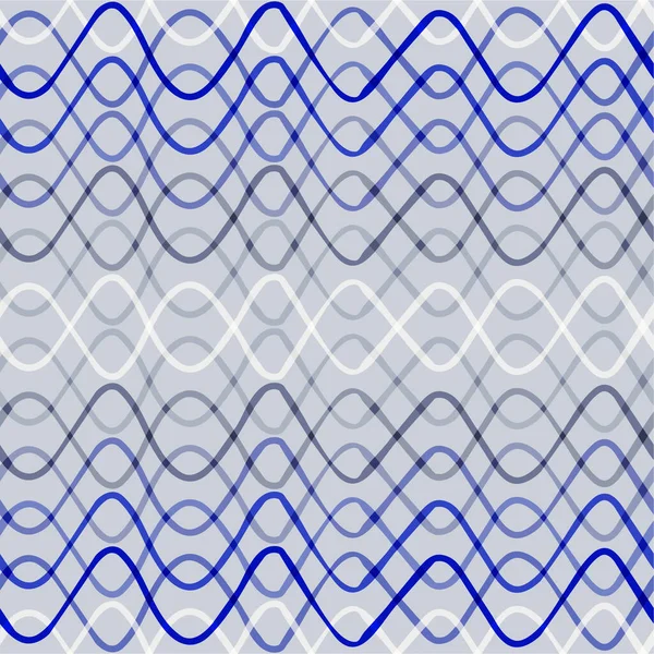 Naadloos Geometrisch Patroon Met Golvende Lijnen Abstracte Achtergrond — Stockfoto