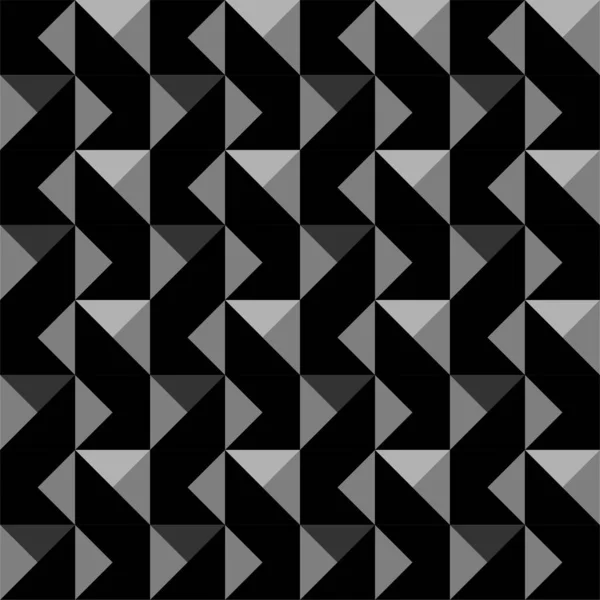 Fundo Abstrato Com Triângulos Preto Branco — Fotografia de Stock