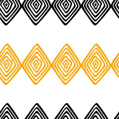 Geometrik şekilli kusursuz desen. soyut illüstrasyon