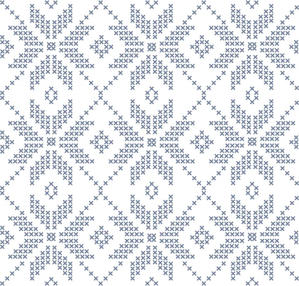 Seamless Pattern Christmas Snowflakes — Stock Photo, Image