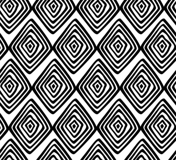 Design Seamless Monochrome Geometric Pattern Abstract Striped Background — Stock Photo, Image