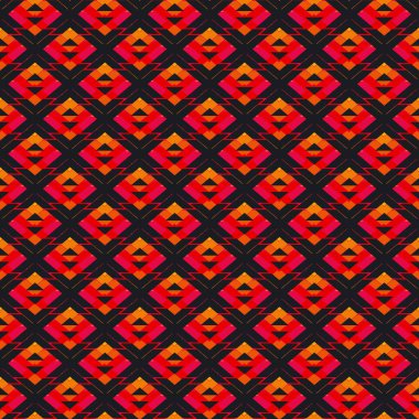 Soyut geometrik şekilli kusursuz desen