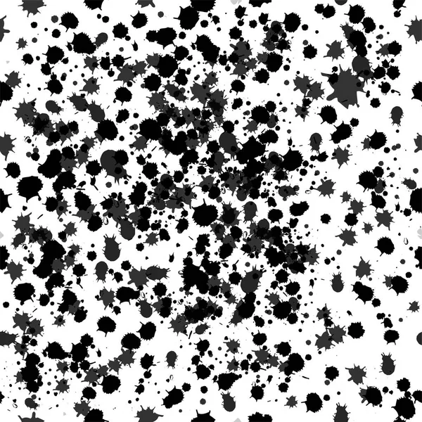 Zökkenőmentes Virágminta Fekete Fehér — Stock Fotó