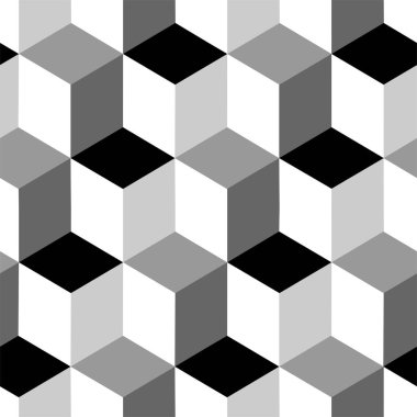 Kusursuz desen. Modern stil dokusu. tekrarlanan geometrik küpler