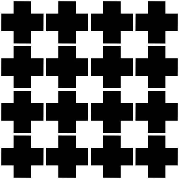 Motivo Geometrico Senza Cuciture Texture Bianco Nero — Foto Stock