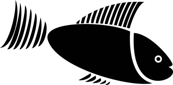 Ilustrace Roztomilé Kreslené Ryby — Stock fotografie