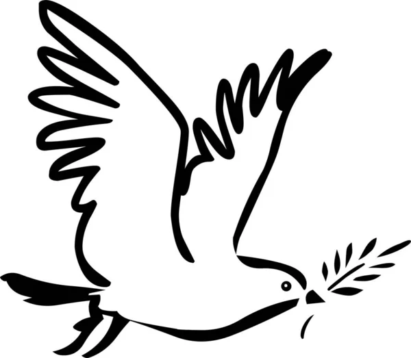 Illustration Bird Peace — Stock Photo, Image